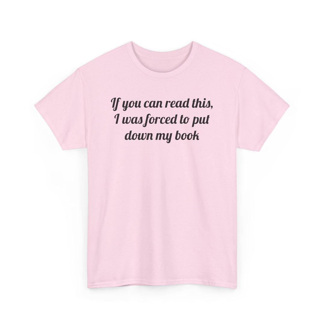 Forced To Put Down My Book