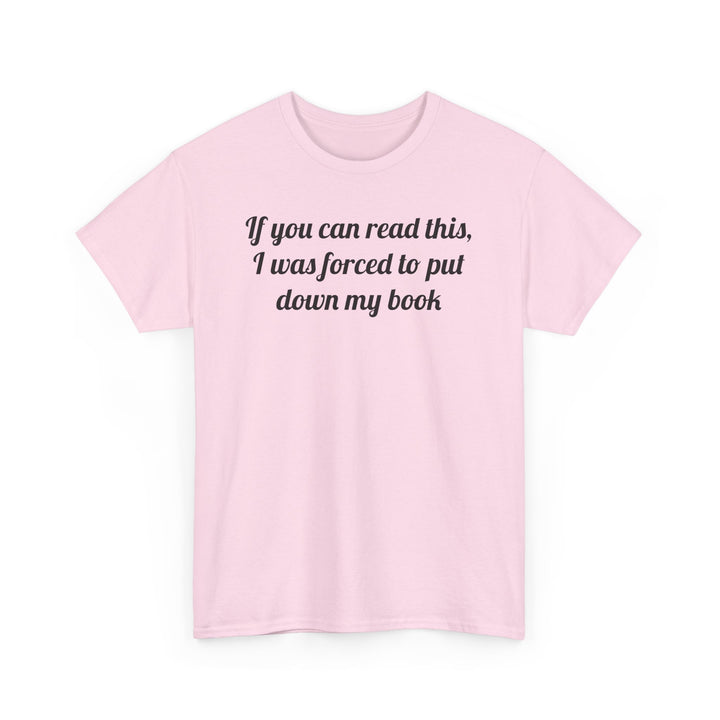 Forced To Put Down My Book