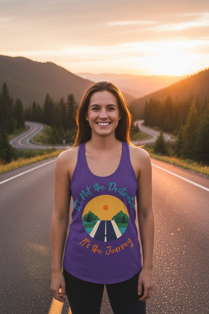 It’s Not the Destination Racerback Tank