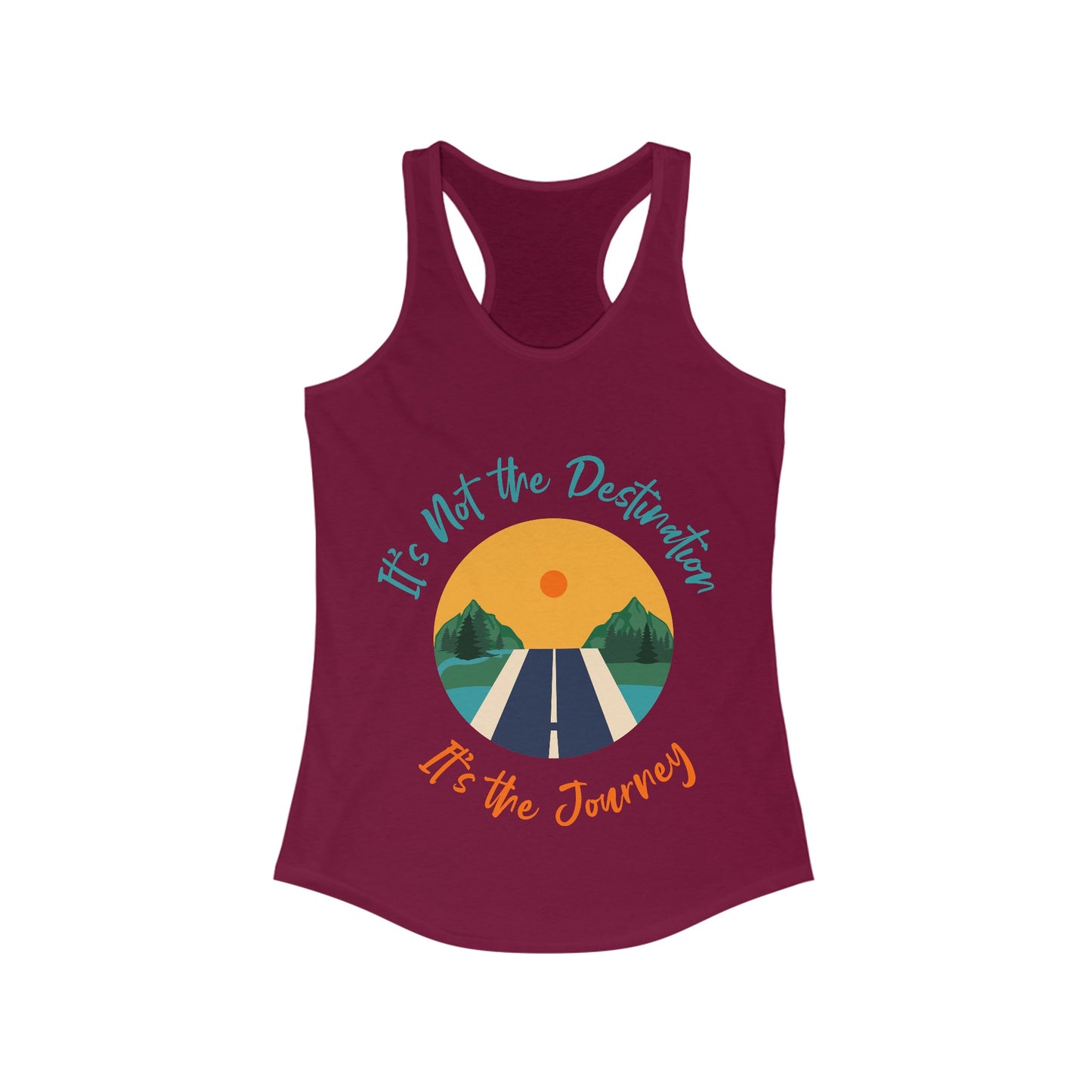 It’s Not the Destination Racerback Tank