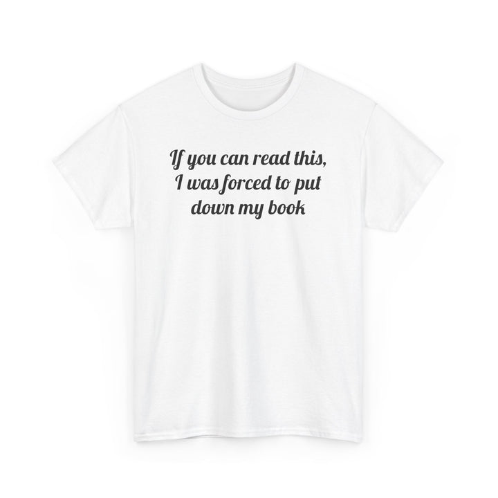 Forced To Put Down My Book