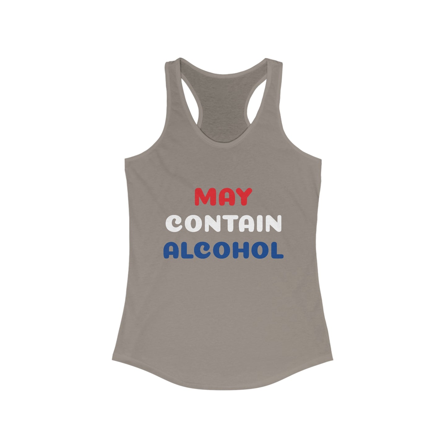 May Contain Alcohol Racerback Tank