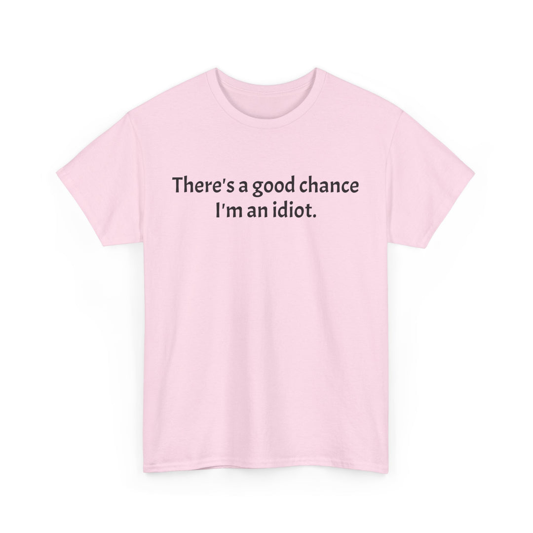Good Chance You’re an Idiot